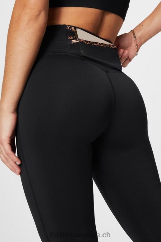 femmes legging à taille haute trinity motion365+ B0B6R954 guépard noir/ondé Fabletics