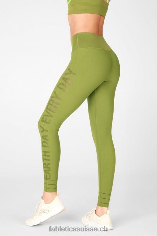 femmes legging terre taille haute en maille sculpturale B0B6R1313 basilic/grizzly Fabletics