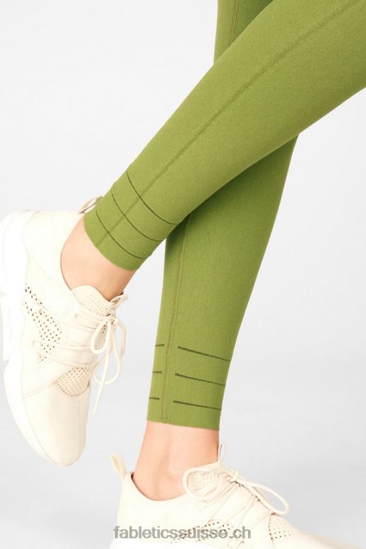 femmes legging terre taille haute en maille sculpturale B0B6R1313 basilic/grizzly Fabletics