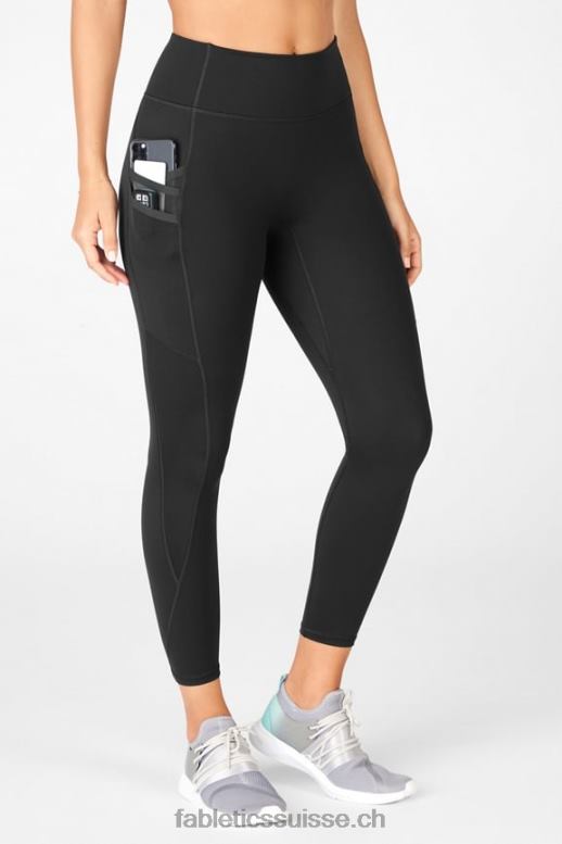 femmes legging trinity motion365 taille haute 7/8 B0B6R1303 noir Fabletics