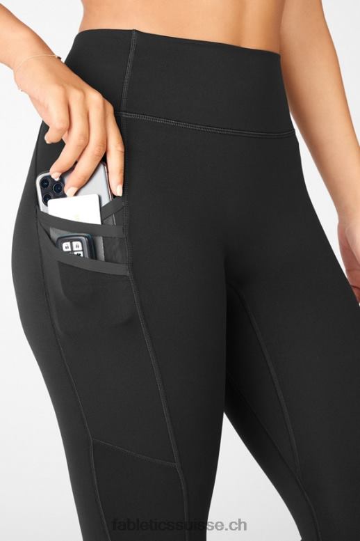 femmes legging trinity motion365 taille haute 7/8 B0B6R1303 noir Fabletics