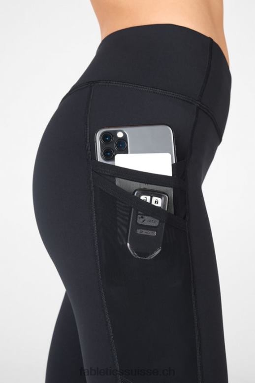 femmes legging trinity motion365 taille mi-haute 7/8 B0B6R1040 noir Fabletics