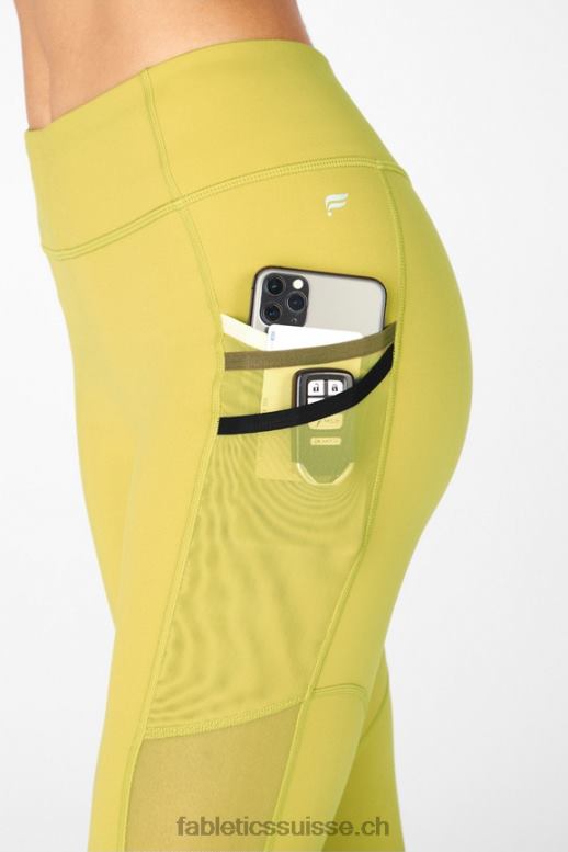 femmes legging trinity motion365 taille mi-haute 7/8 B0B6R1043 agave/multicolore Fabletics