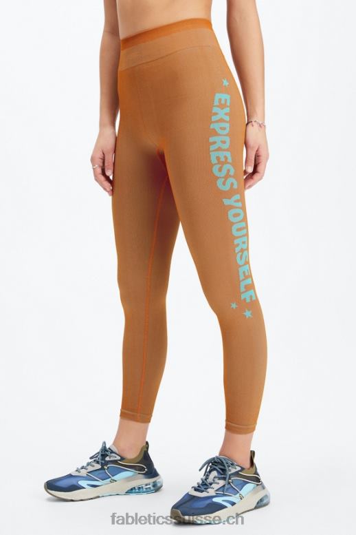femmes legging ultra hw expression 7/8 sans coutures B0B6R1167 séquoia Fabletics