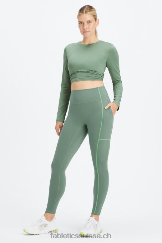 femmes legging utilitaire trinity motion365+ hw B0B6R1089 vert fumé/pomme aigre Fabletics