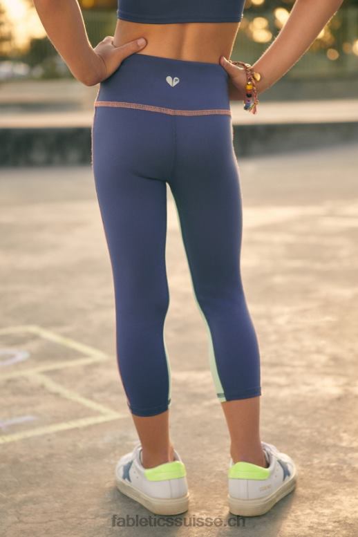 femmes mini taille haute motion365 7/8 B0B6R1157 cobalt profond multi Fabletics