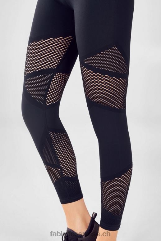femmes mosaïque taille haute 7/8 B0B6R1225 noir Fabletics