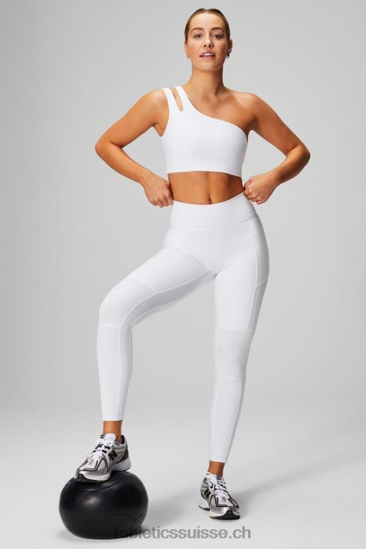 femmes motion365+ legging moto taille haute B0B6R1029 blanc classique Fabletics