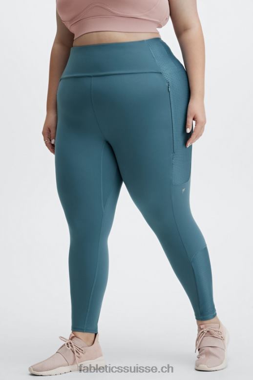 femmes motion365 taille haute 7/8 B0B6R1228 vraie sarcelle Fabletics