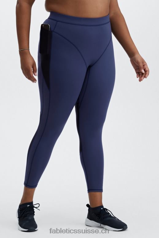 femmes mouvement taille haute365 spin 7/8 B0B6R1230 mer la plus profonde/noir Fabletics