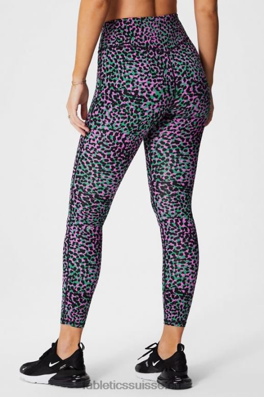 femmes n'importe où motion365+ legging taille haute B0B6R938 spots de safari vert herbe Fabletics
