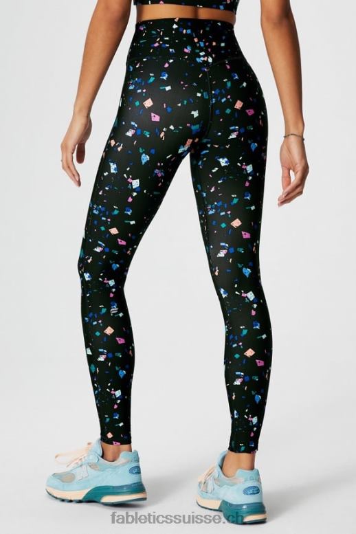 femmes n'importe où motion365+ legging taille haute B0B6R944 terrazzo noir Fabletics