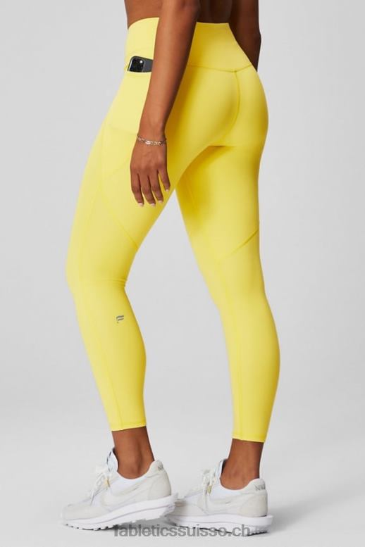 femmes oasis pureluxe hw crossover 7/8 legging B0B6R929 journée ensoleillée Fabletics