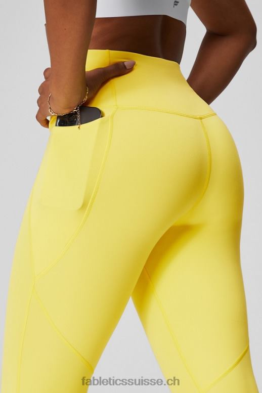 femmes oasis pureluxe hw crossover 7/8 legging B0B6R929 journée ensoleillée Fabletics