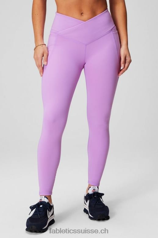 femmes oasis pureluxe hw crossover 7/8 legging B0B6R930 grotte de cristal Fabletics