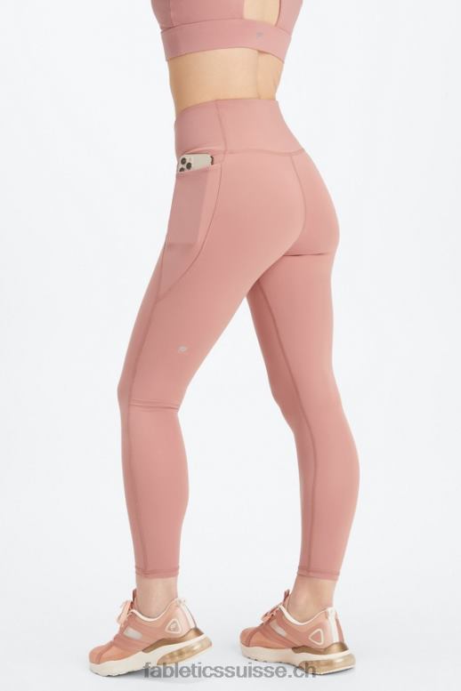 femmes oasis pureluxe hw crossover 7/8 legging B0B6R934 canyon rose Fabletics