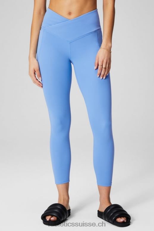 femmes oasis pureluxe hw crossover 7/8 legging B0B6R947 surf bleu Fabletics