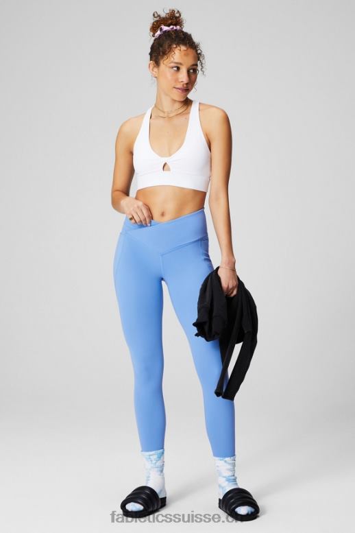 femmes oasis pureluxe hw crossover 7/8 legging B0B6R947 surf bleu Fabletics