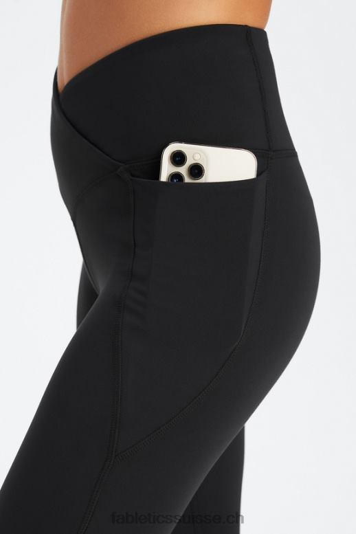 femmes oasis pureluxe hw crossover 7/8 legging B0B6R948 noir Fabletics