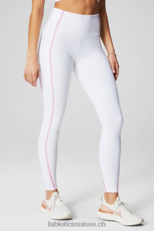 femmes oasis pureluxe legging taille haute 68 B0B6R901 ballerine blanche/brillante classique Fabletics