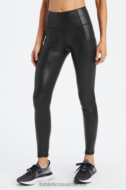 femmes oasis pureluxe legging taille haute 69 B0B6R906 feuille de brouillard noir Fabletics