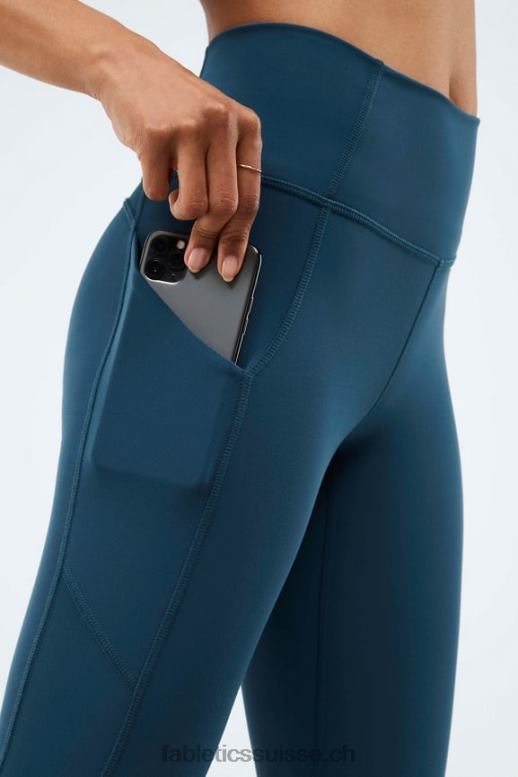 femmes oasis pureluxe legging taille haute 71 B0B6R915 sarcelle de minuit Fabletics