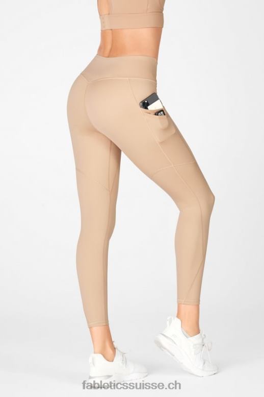 femmes poche taille haute trinity 7/8 B0B6R1305 chamois Fabletics