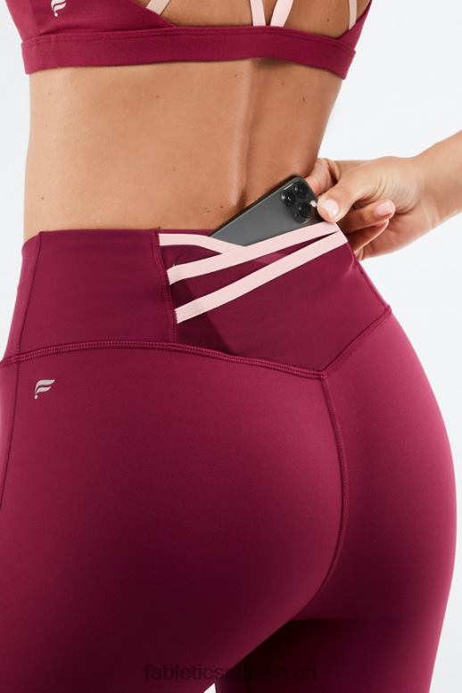 femmes trinity motion365 legging taille haute 81 B0B6R1125 éclat de cerise/poussière rose Fabletics