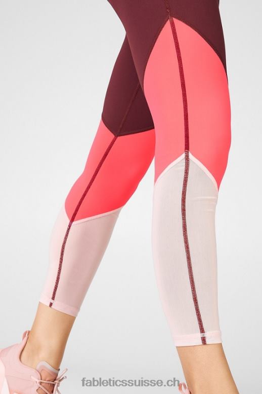 femmes zone taille haute 7/8 B0B6R1051 rouille/rose du désert/rose nacré Fabletics