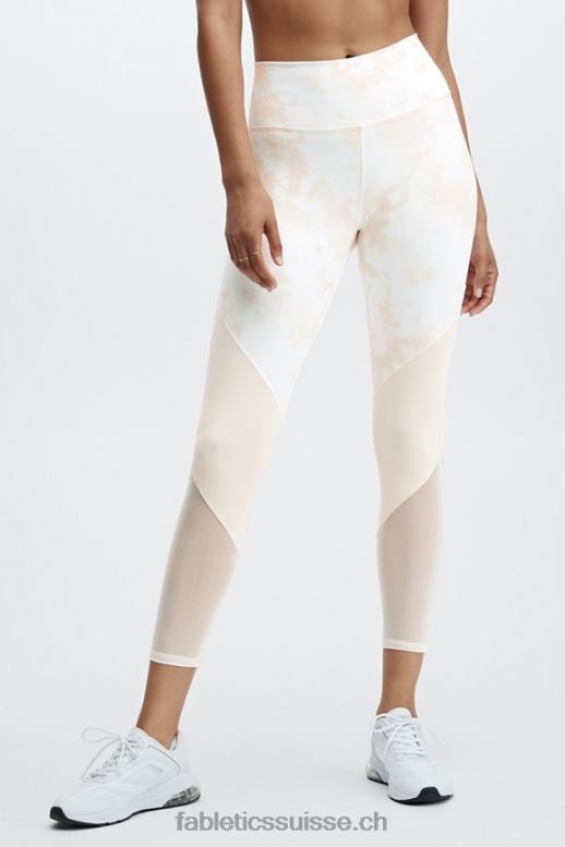 femmes zone taille haute 7/8 B0B6R1052 miel lait magma/blanc Fabletics