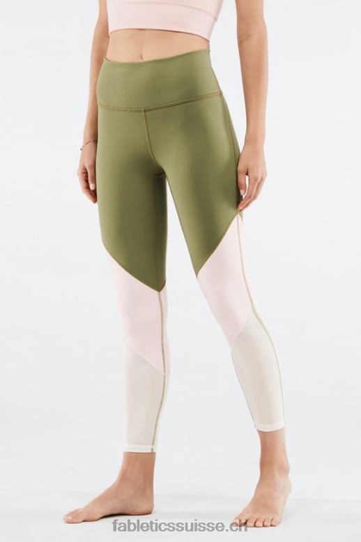 femmes zone taille haute 7/8 B0B6R1053 eucalyptus/nuage rose/noix de coco Fabletics