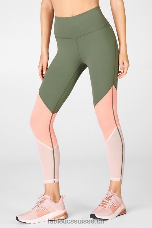 femmes zone taille haute 7/8 B0B6R1055 safari/fleur/rose perle Fabletics