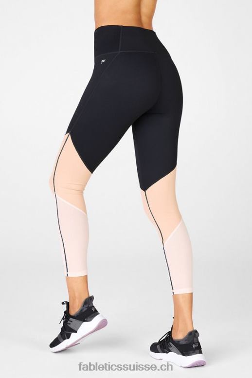 femmes zone taille haute 7/8 B0B6R1059 noir/café ole/lait de miel Fabletics