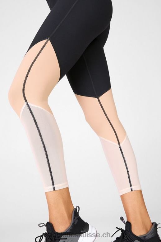 femmes zone taille haute 7/8 B0B6R1059 noir/café ole/lait de miel Fabletics