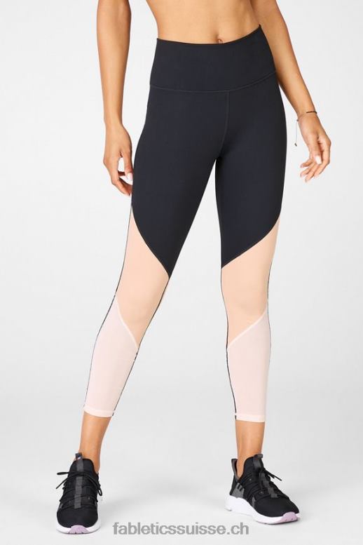 femmes zone taille haute 7/8 B0B6R1059 noir/café ole/lait de miel Fabletics