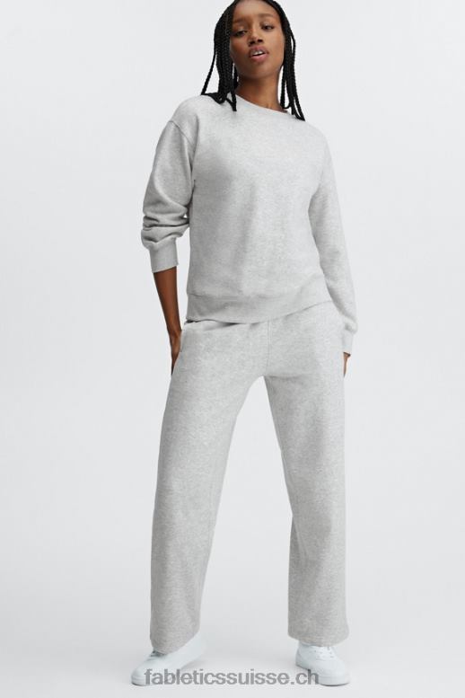femmes go-to pantalon de survêtement à jambe large B0B6R111 béton/soie Fabletics