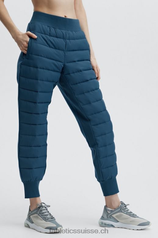 femmes jogger bouffant en tremble B0B6R161 gris menthe/oliveraie Fabletics