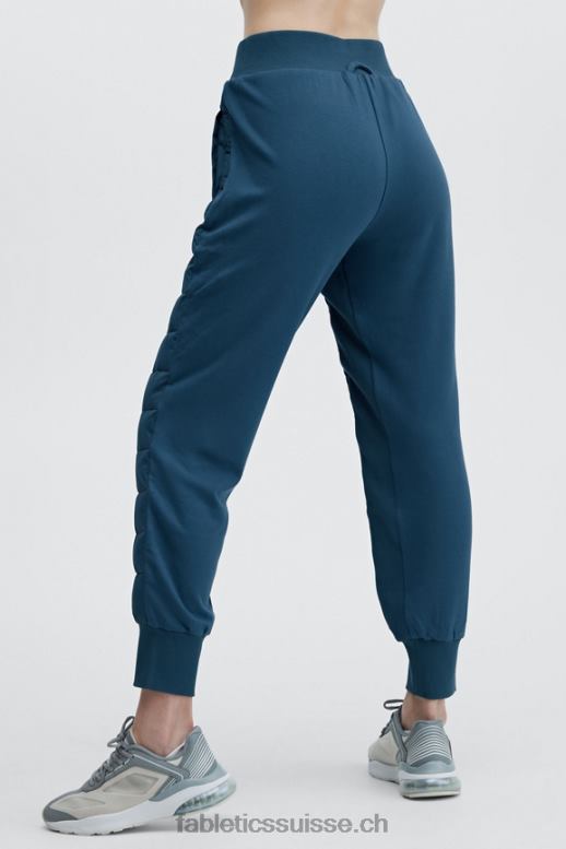 femmes jogger bouffant en tremble B0B6R161 gris menthe/oliveraie Fabletics