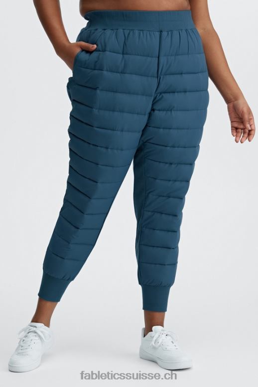 femmes jogger bouffant en tremble B0B6R162 cerise classique/blanc classique Fabletics
