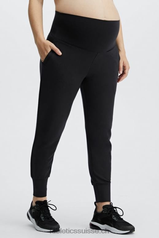 femmes jogger de maternité lounge terry B0B6R179 bandana nova bleu/tapioca Fabletics