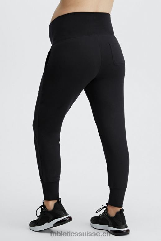 femmes jogger de maternité lounge terry B0B6R179 bandana nova bleu/tapioca Fabletics