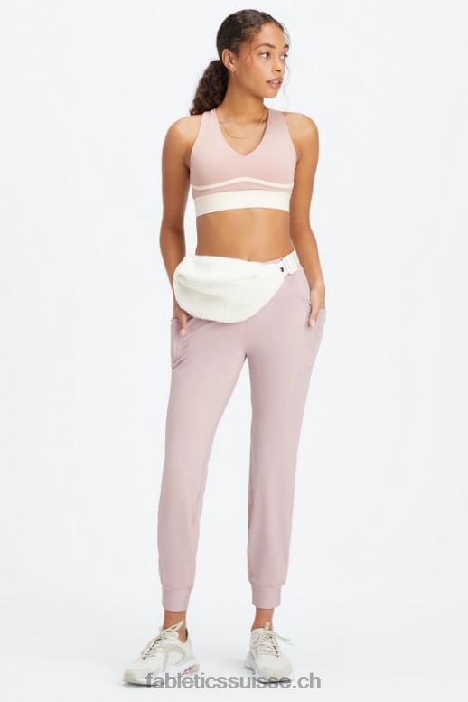 femmes jogger de poche taille haute thermaflex B0B6R61 pousse/club d\'athlétisme Fabletics