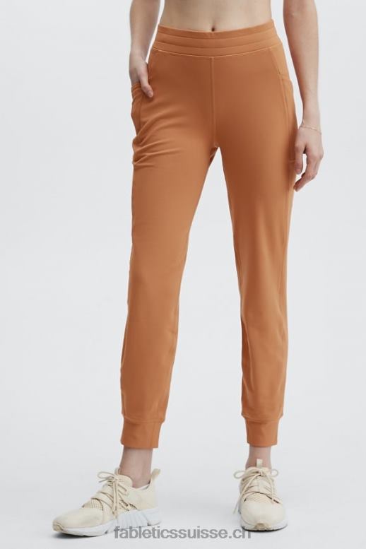femmes jogger de poche taille haute thermaflex B0B6R62 peluche rose/noir Fabletics