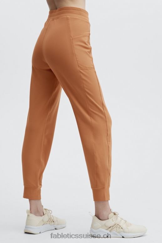 femmes jogger de poche taille haute thermaflex B0B6R62 peluche rose/noir Fabletics