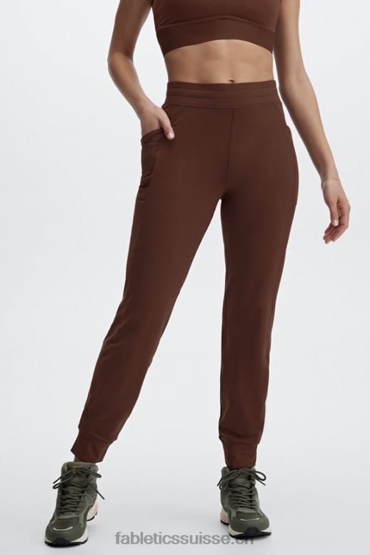 femmes jogger de poche taille haute thermaflex B0B6R64 tonnerre/onde de cristal Fabletics