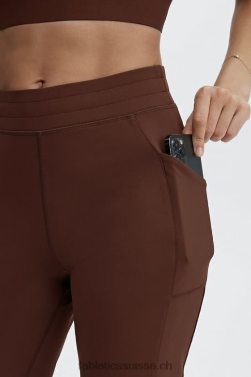 femmes jogger de poche taille haute thermaflex B0B6R64 tonnerre/onde de cristal Fabletics