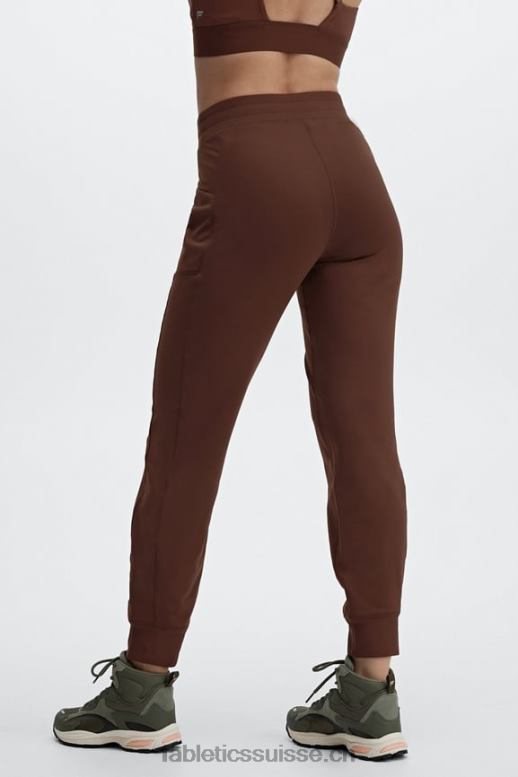 femmes jogger de poche taille haute thermaflex B0B6R64 tonnerre/onde de cristal Fabletics