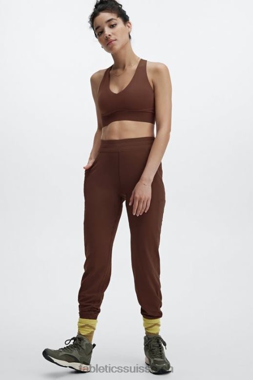 femmes jogger de poche taille haute thermaflex B0B6R64 tonnerre/onde de cristal Fabletics