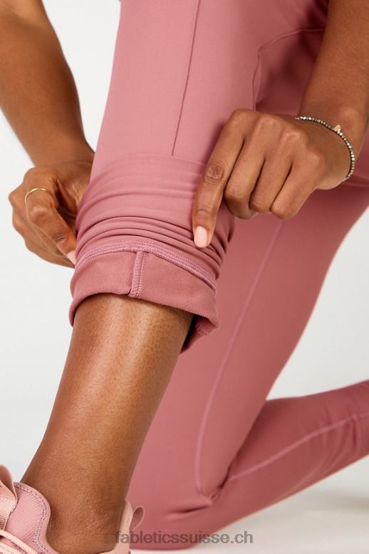 femmes jogger de poche taille haute thermaflex B0B6R65 noir/étain Fabletics