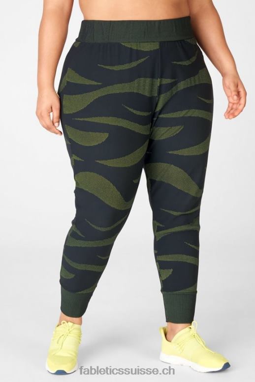femmes jogger jacquard joelle B0B6R216 cerise douce/rose peluche Fabletics